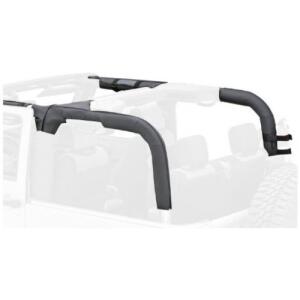 ROLL BAR COVER BLACK VINYL 2007-2016 JEEP WRANGLER JK 2 DOOR