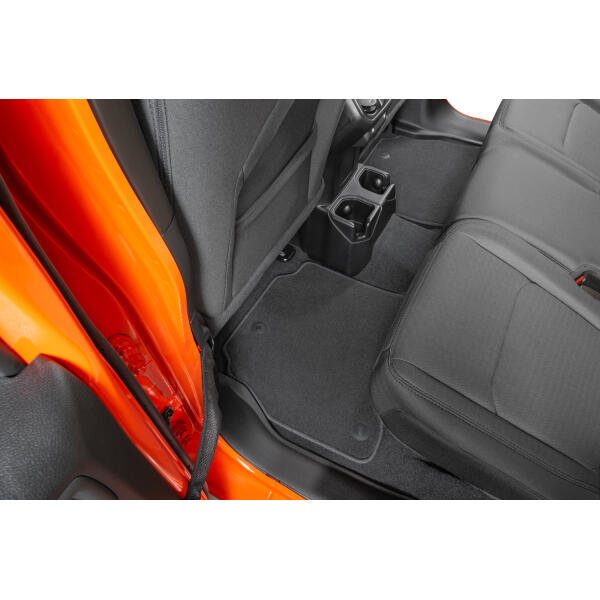 All Weather Floor Liners with Red Logo Jeep Gladiator JT 2020-2024 - Image 5