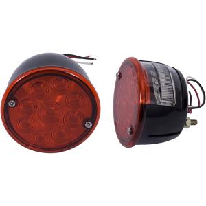 Led Tail Light Pair For 46-75 Jeep Willys CJ2A, CJ3A, CJ3B,CJ5,and amp CJ6