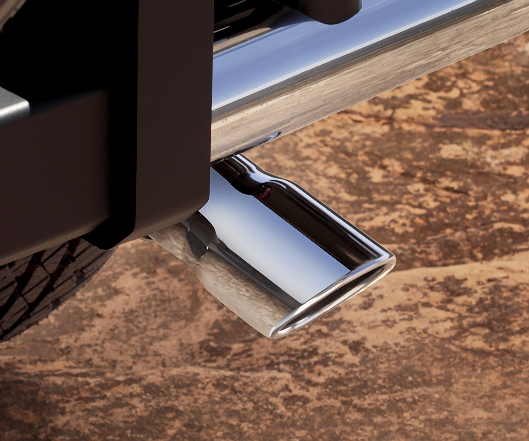 chrome stainless steel exhaust tip