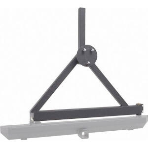 Tire Carrier in Black for Jeep Wrangler YJ and TJ 1987-2006