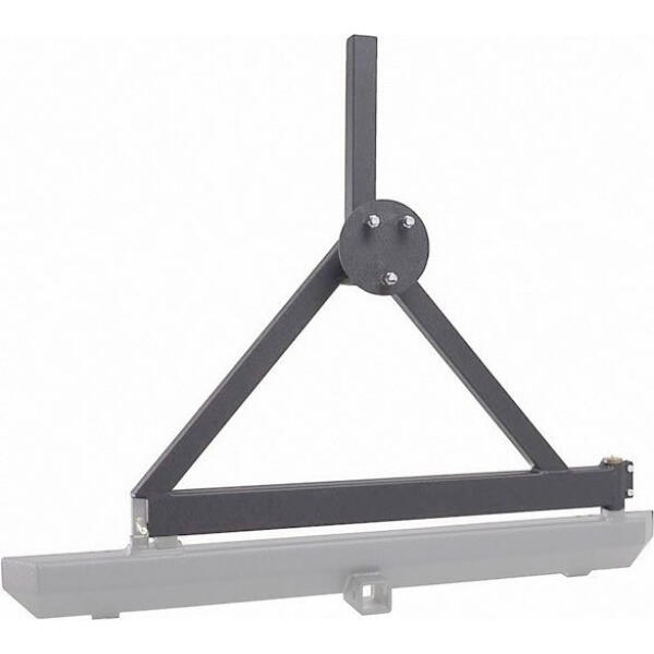 Tire Carrier in Black for Jeep Wrangler YJ and TJ 1987-2006