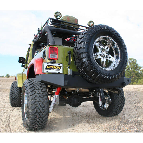 Stainless Steel Swept Side Exhaust for Jeep Wrangler JK 2007-2018 - Image 2