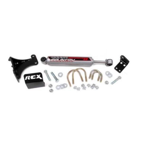 Rough Country Performance 2.2 Steering Stabilizer 2007-2017 Jeep Wrangler JK (2/4-Door)