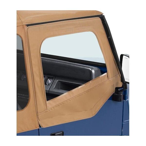 Soft Upper Doors for 88-95 Jeep Wrangler YJ with factory or Replace-a-top