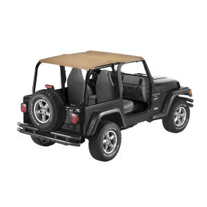 Header Safari Bikini Tops for 97-02 Jeep Wrangler TJ