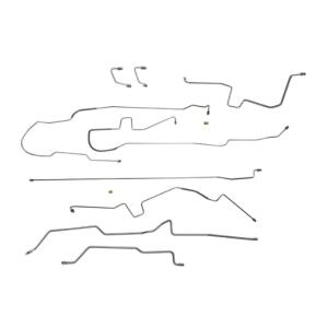 96-06 Jeep Wrangler (TJ) Non-ABS Complete Brake Line Kit 9pc, Stainless