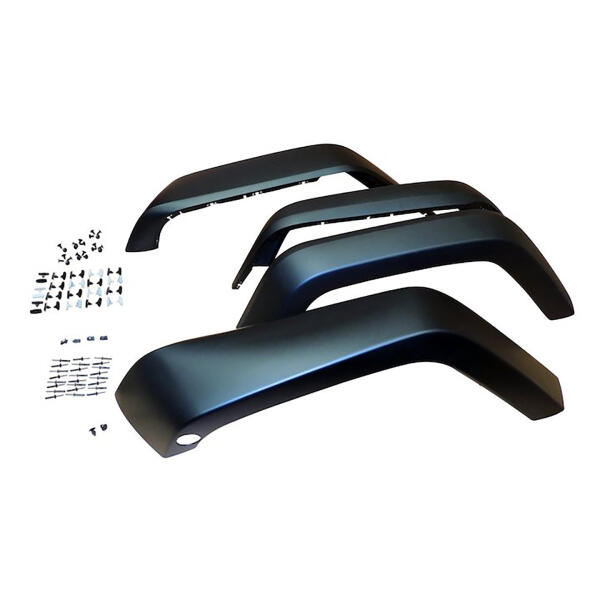 Smooth Paintable Fender Flare Kit for Jeep Wrangler JK 2007-2018