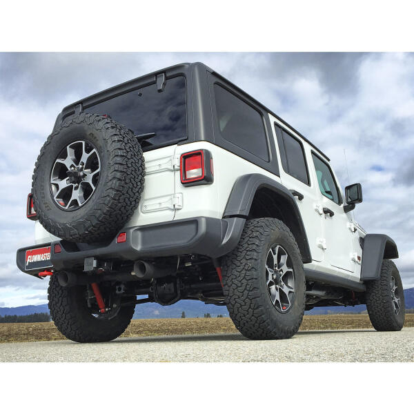 Outlaw Dual Axle Back Exhuast Kit for Jeep Wrangler JL 2018-2024 with 3.6L or 2.0L - Image 3