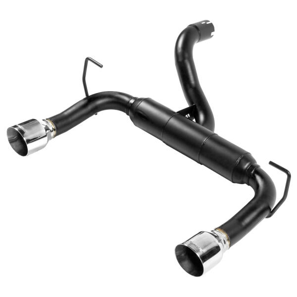 Outlaw Dual Axle Back Exhuast Kit with Polished Tips for Jeep Wrangler JL 18-24 with 3.6L