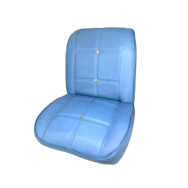 Front Low Bucket Seats for 1975-83 CJ5 and CJ7 Levis Edition (Pair) Blue Denim - Image 3