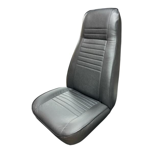 Front Buckets Seats (OEM Style Black Denim) for Jeep CJ5, CJ7 & CJ8 Scrambler 1972-1983 - Image 2