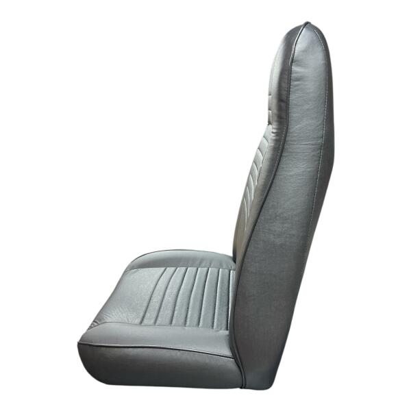Front Buckets Seats (OEM Style Black Denim) for Jeep CJ5, CJ7 & CJ8 Scrambler 1972-1983 - Image 3
