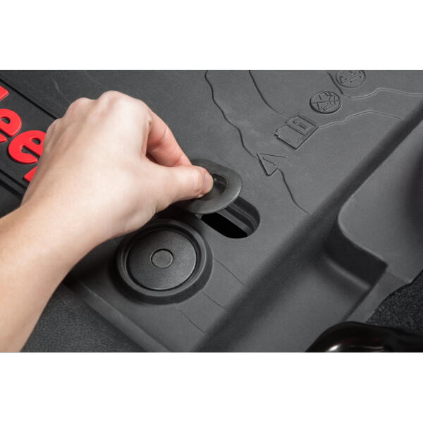 All Weather Floor Liners with Red Logo Jeep Gladiator JT 2020-2024 - Image 3