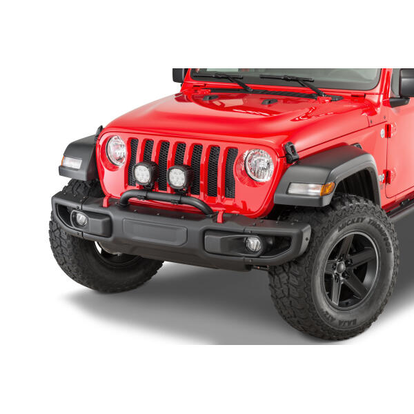 3 Piece Rubicon Steel Front Bumper-Full Width for Jeep Wrangler JL and Gladiator JT 2018-2025 - Image 3