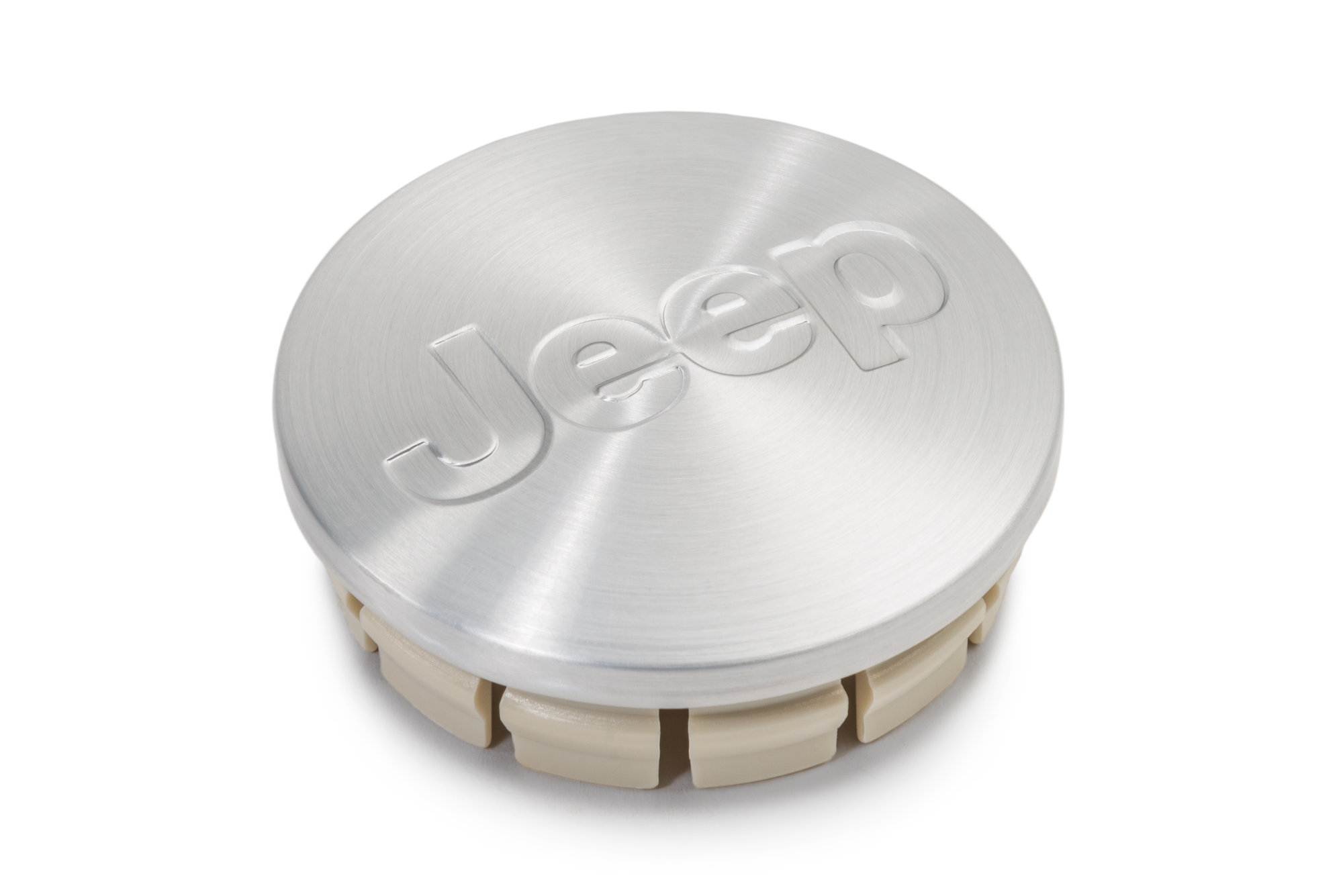 Center Capin Machined Silver for Jeep Wrangler JK 2007-2018 Aluminum Wheels - Image 2