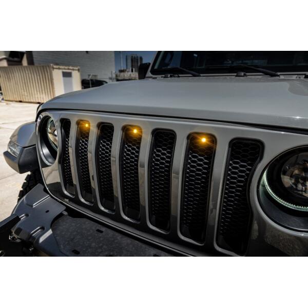 Pre-Runner Style LED Grille Light Kit with Amber LED's - Image 2