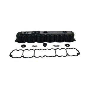 RT35001 Aluminum Valve Cover Kit in Black for 93-04 Jeep Wrangler YJ and TJ 93-01 Cherokee XJ and 93-04 Grand Cherokee ZJ and WJ