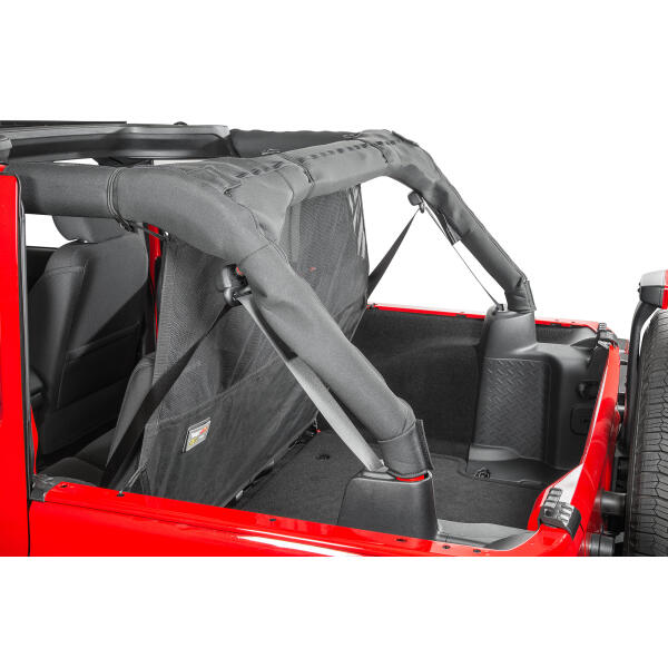 Rear C2 Cargo Curtain Jeep Wrangler JL, JK Unlimited and Gladiator JT 2007-2024 - Image 2