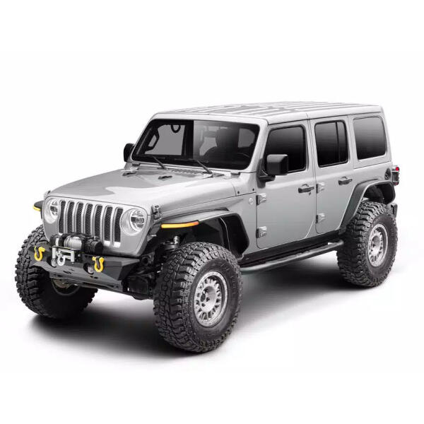 Front Metal Max Fender Flare Kit Jeep Wrangler JL and Gladiator JT 2018-2024 - Image 6