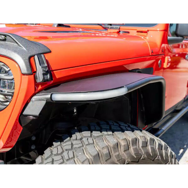 Front Metal Max Fender Flare Kit Jeep Wrangler JL and Gladiator JT 2018-2024