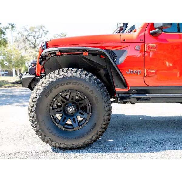 Front Metal Max Fender Flare Kit Jeep Wrangler JL and Gladiator JT 2018-2024 - Image 5