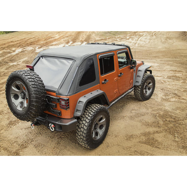 Montana Bowless Soft Top for Jeep Wrangler Unlimited JK 2007-2018 4 door