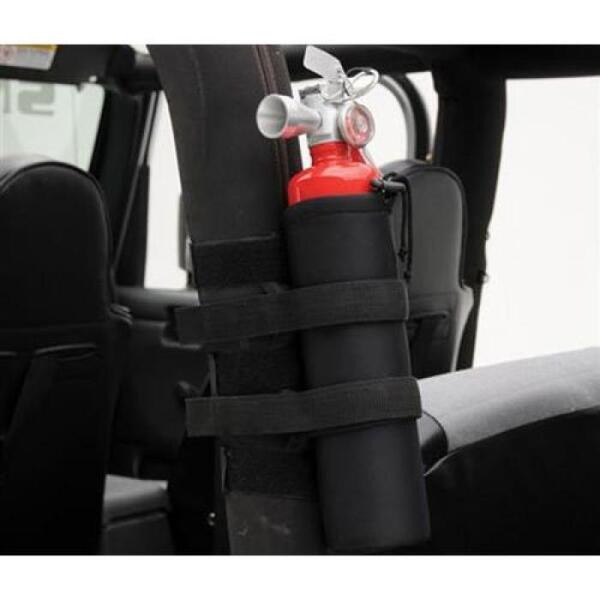Roll Bar Mount 2.5LB Fire Extinguisher Holder Black - Image 2