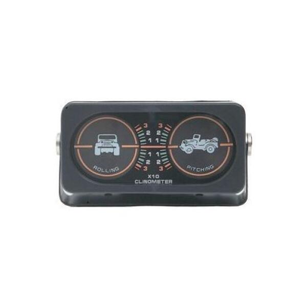 CLINOMETER W/ JEEP GRAPHIC & COMPASS ILLUMINATED UNIVERSAL
