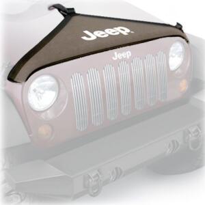 Hood Cover with Jeep Logo Khaki 2007-2016 Jeep Wrangler JK & Wrangler Unlimited JK