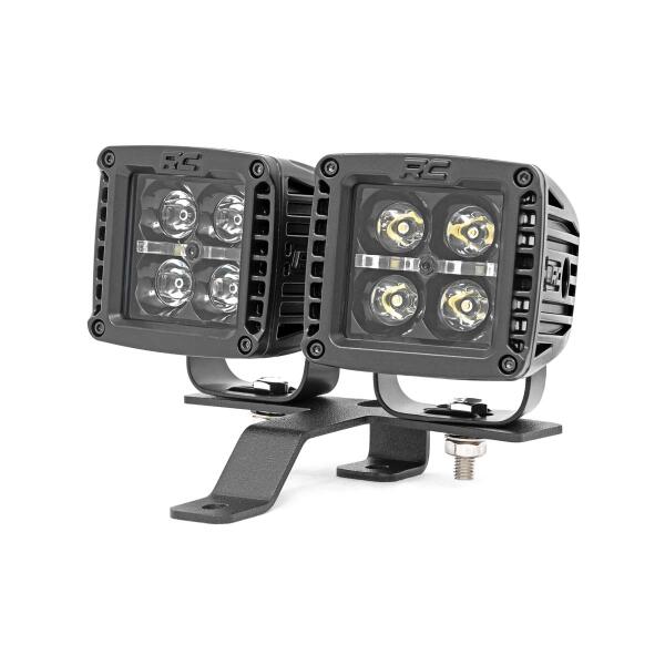 Quad LED Light Kit Black Series for Jeep Gladiator JT and Wrangler JL 2018-2025 - Image 2