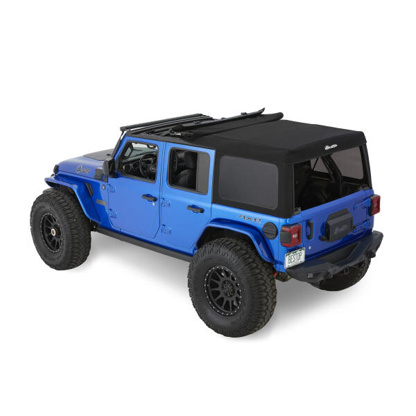 Supertop Squareback Soft Top in Black Diamond for Jeep Wrangler JL Unlimited 2018-2024 - Image 3