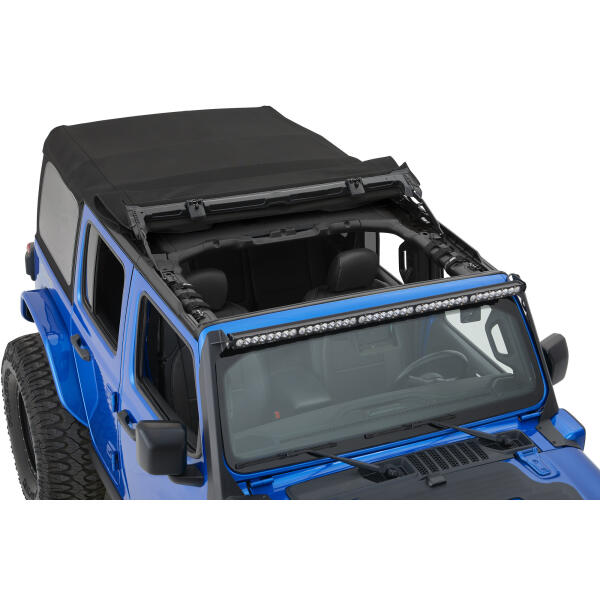 Supertop Squareback Soft Top in Black Diamond for Jeep Wrangler JL Unlimited 2018-2024 - Image 7