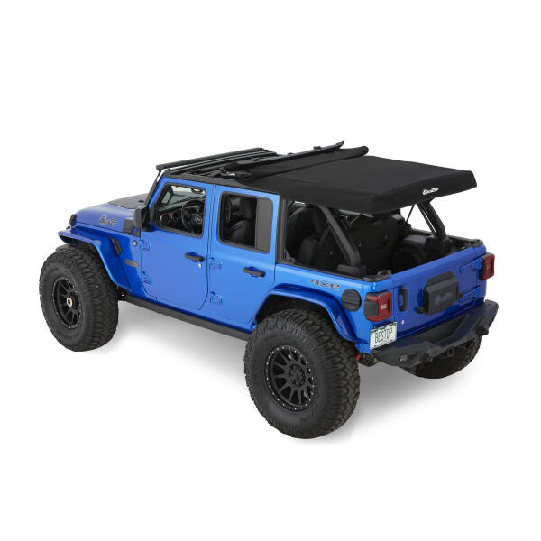 Supertop Squareback Soft Top in Black Diamond for Jeep Wrangler JL Unlimited 2018-2024 - Image 4