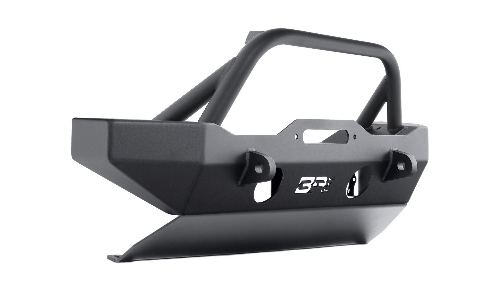 Front Bumper Skid Plate for Jeep Wrangler JL 2018-2024 with Body Armor Front Winch Bumper - Image 3