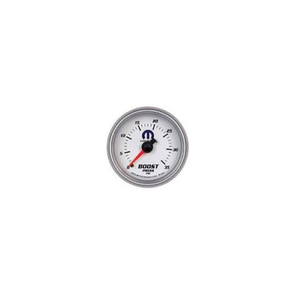 Boost Vacuum Gauge Full Sweep Mechanical 2 1/16" White Dial 0-35 PSI Range from MOPAR