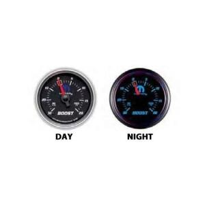 Boost Vacuum Gauge Full Sweep Mechanical 2 1/16" Black Dial 20 PSI Range from MOPAR