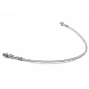 Front Brake Hoses Stainless Stell Drum For 74-77 Jeep CJ5 and CJ6