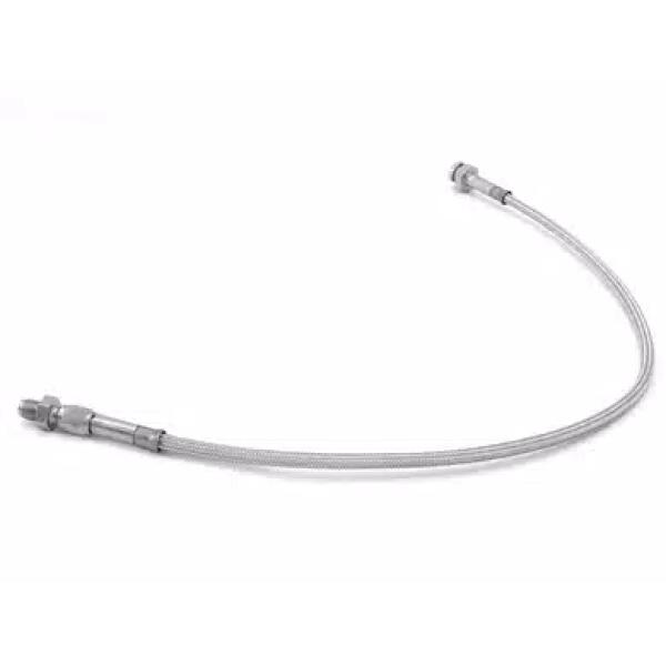 Front Brake Hoses Stainless Stell Drum For 74-77 Jeep CJ5 and CJ6