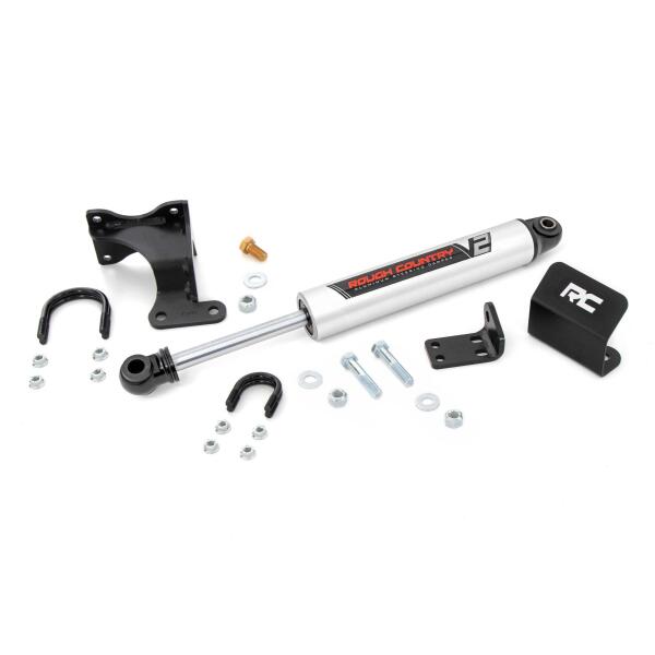 V2 Steering Stabilizer Axle Bracket 2-8 Inch Lift for Jeep Wrangler JK 2007-2018
