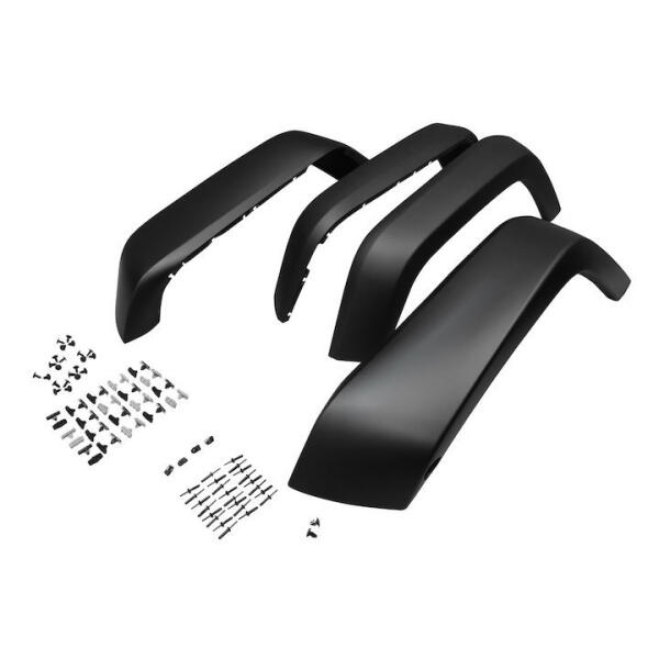 Smooth Paintable Fender Flare Kit for Jeep Wrangler JK 2007-2018 - Image 2