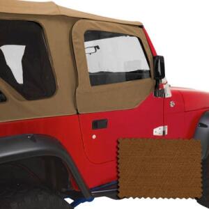DOOR SKINS DARK TAN 97-06 JEEP WRANGLER TJ