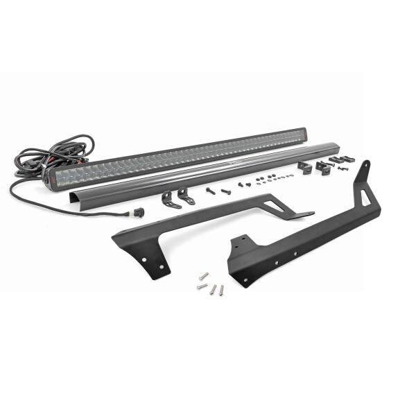 LED Light Windshield Mount 50" Spectrum Dual Row for Jeep Wrangler JK 2007-2018