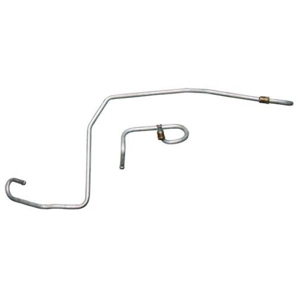 304CID 8CYL 2 Or 4bbl Standard Pump 5/16" Pump to Carb Lines 2pc, Stainless For 76-79 Jeep CJ-5, CJ-7