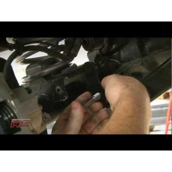 2.5in Suspension Lift Kit with Shock Relocation Brackets for Jeep Wrangler JK 2007-2018 - Image 2