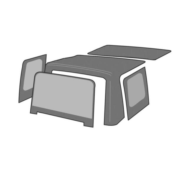 Soft Top Plus with Zippered Tinted Rear and Side Windows 1986-1994 Suzuki Samurai - Image 2