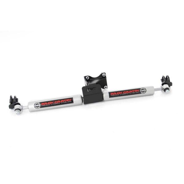 N3 Steering Stabilizer Dual 2-8 Inch Lift for Jeep Wrangler JK 2007-2018