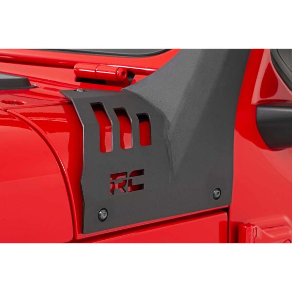 Jeep 50-inch Straight LED Light Bar Upper Windshield Kit w, Dual-Row Black Series LED Amber DRL 2020-2022 Gladiator JT, 2018-2022 Wrangler JL - Image 3