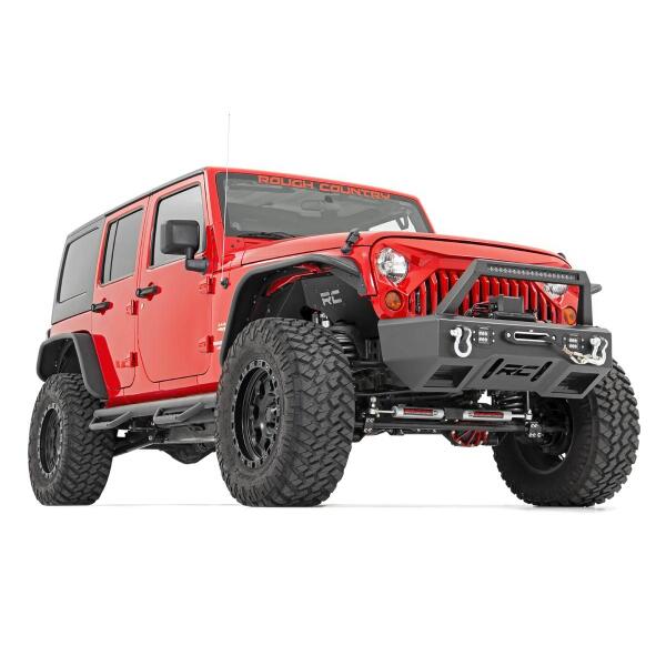 Front Tubular Fender Flares for Jeep Wrangler JK 2007-2018 - Image 3