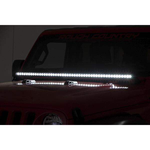 2" Mount LED Light Kit Black Series for Jeep Gladiator JT and Wrangler JL 2018-2025 - Image 4